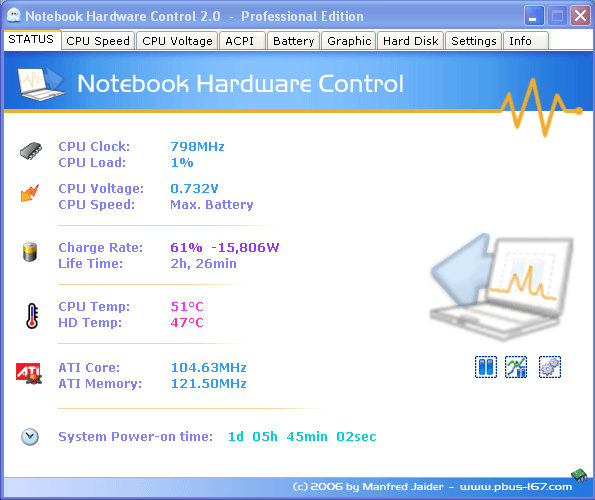 notebook hardware control nhc
